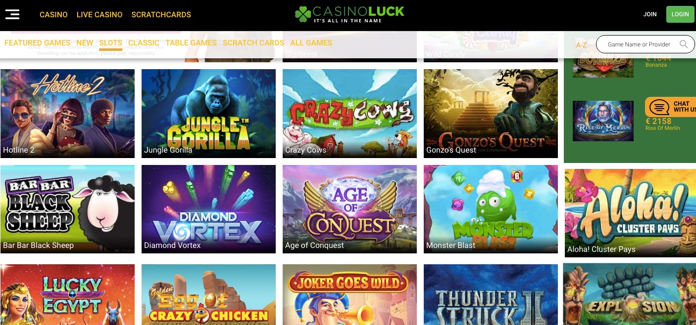 Casino Luck Review & Bonus - TopCasinoAffiliates.com