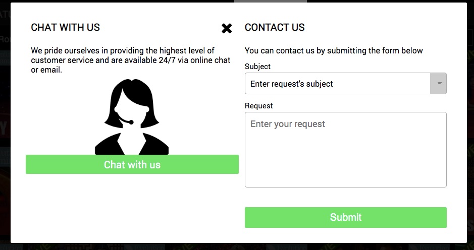 royaltigerbet customer support contact form