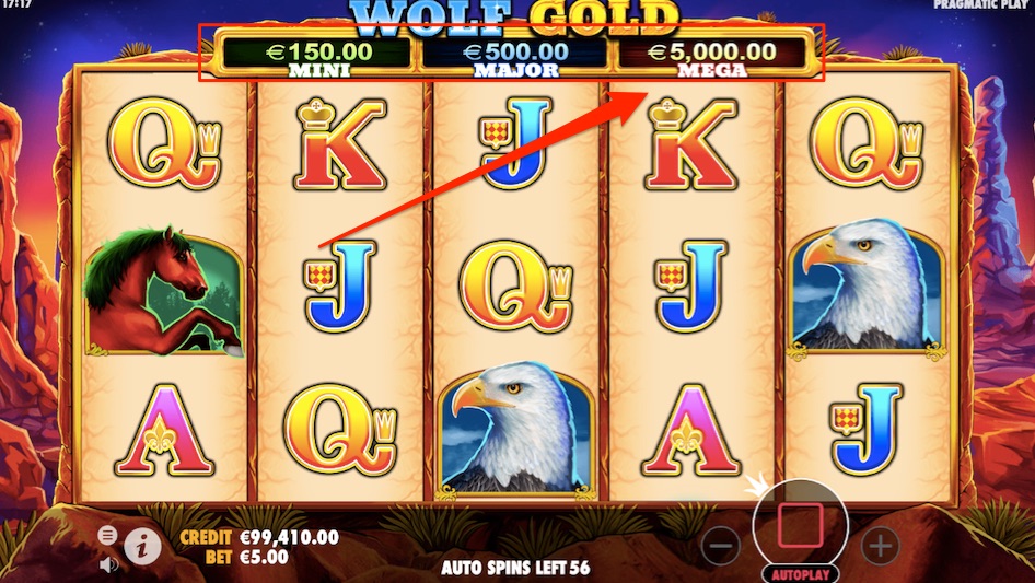 the wolf gold slot jackpots